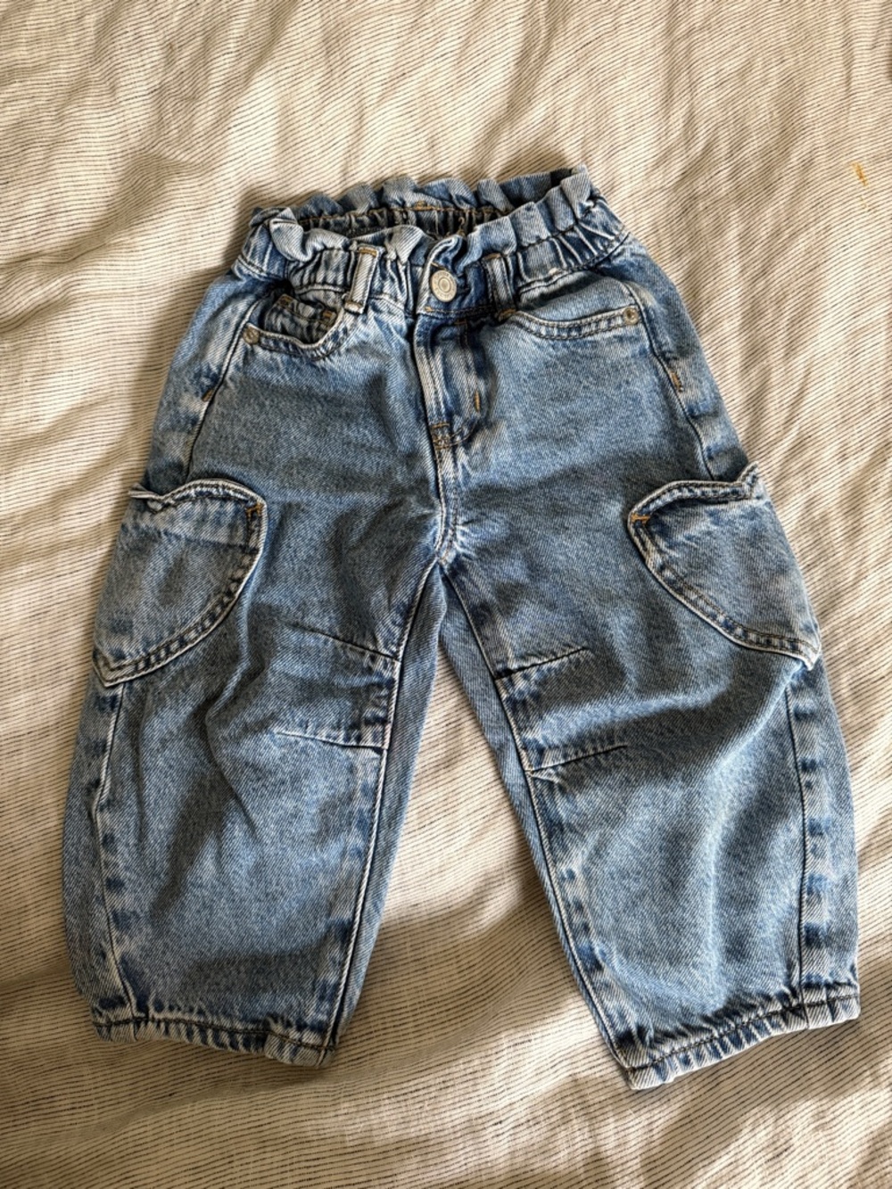 GAP Kids Heart Pocket Barrel Jeans